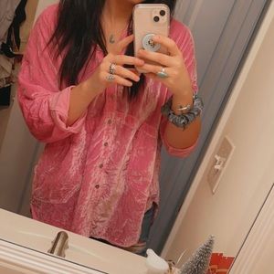 Sold out everywhere !!! Free people summer velvet top